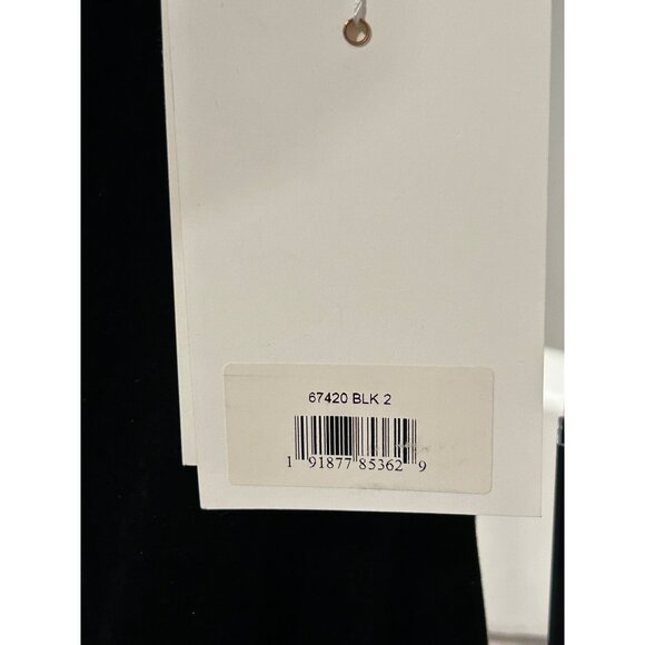 Mac Duggal Stunning Black Gothcore tulle strapless dress size 2 NWT 67420 DK FAI - Picture 4 of 9